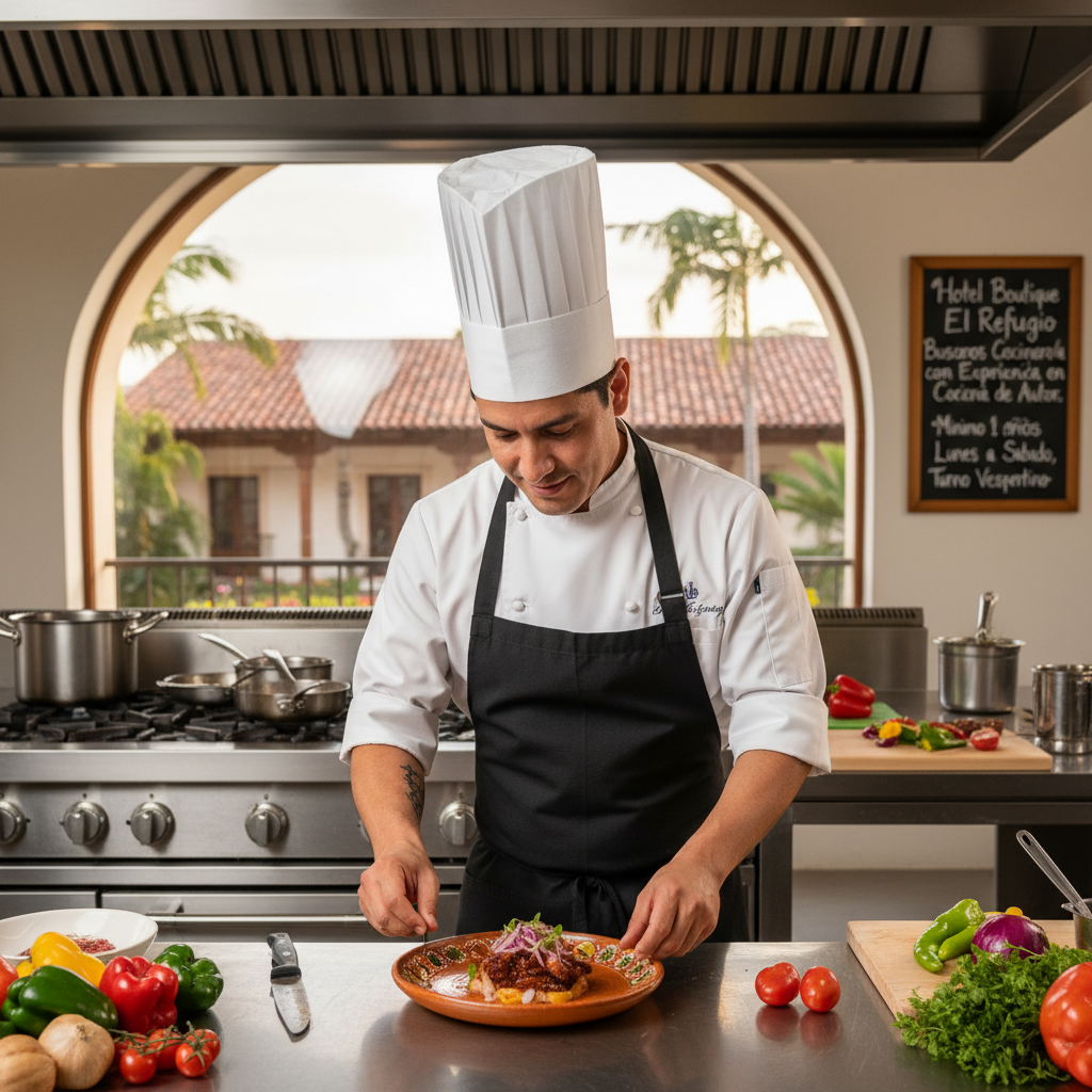 Cocinero/a con Experiencia en Cocina de Autor