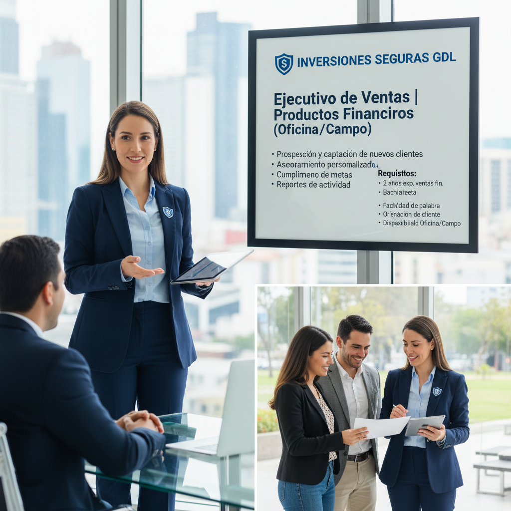 Ejecutivo de Ventas | Productos Financieros (Oficina/Campo)