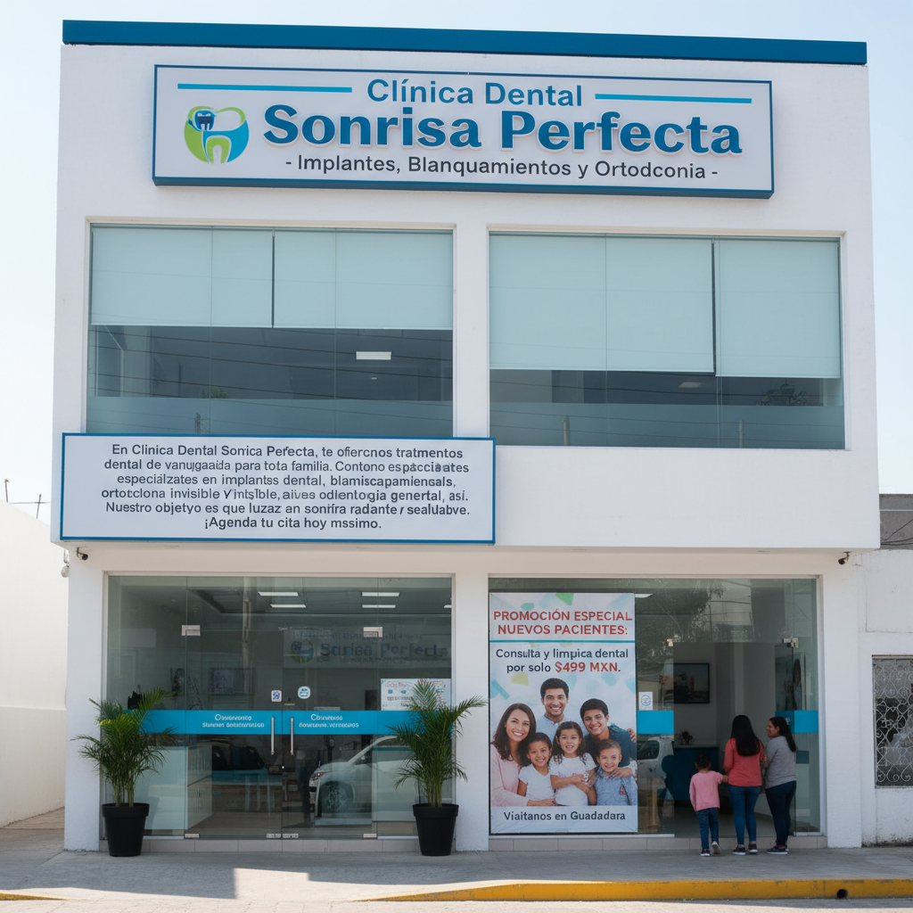 Clínica Dental Sonrisa Perfecta - Implantes, Blanqueamientos y Ortodoncia en Guadalajara