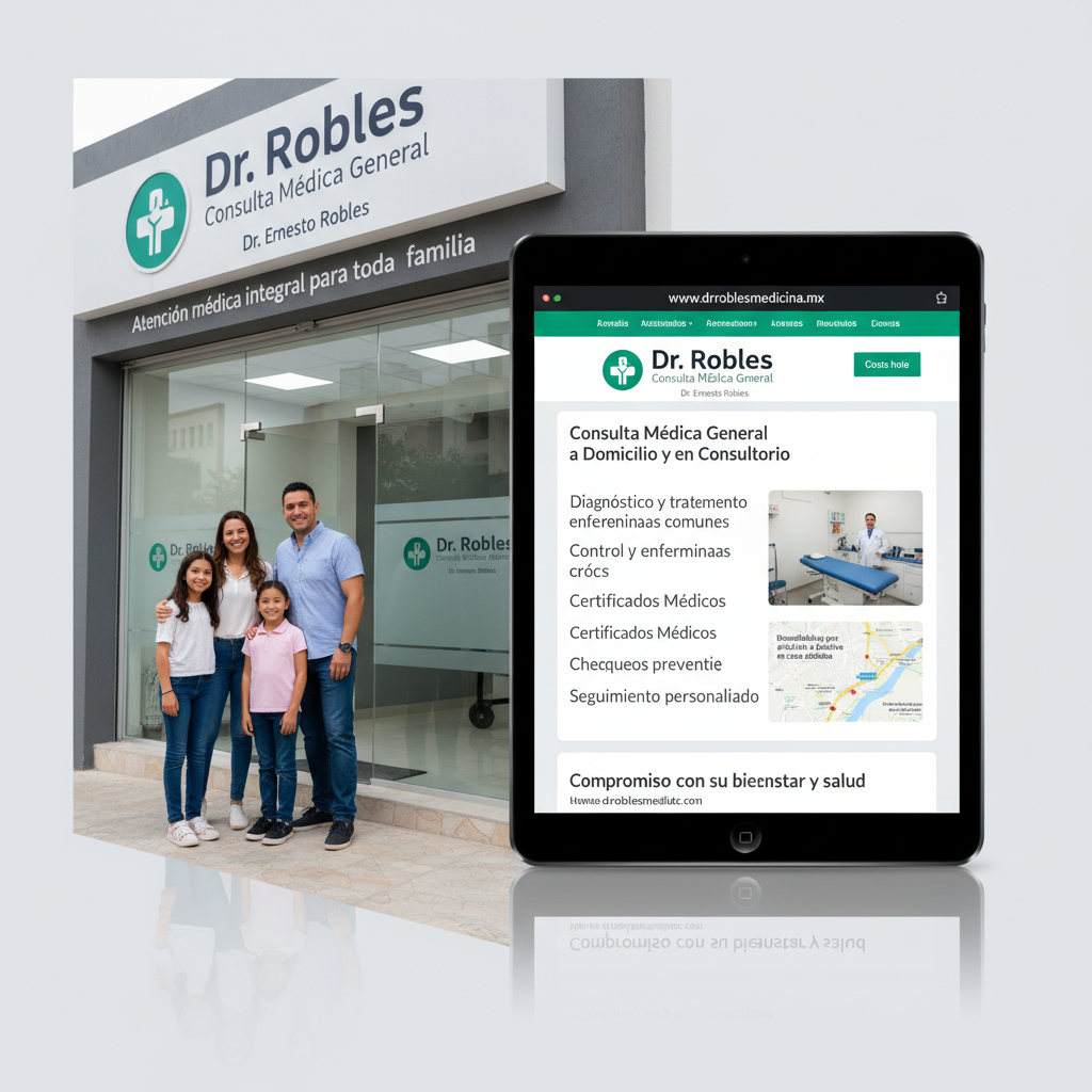 Consulta Médica General a Domicilio y en Consultorio - Dr. Ernesto Robles