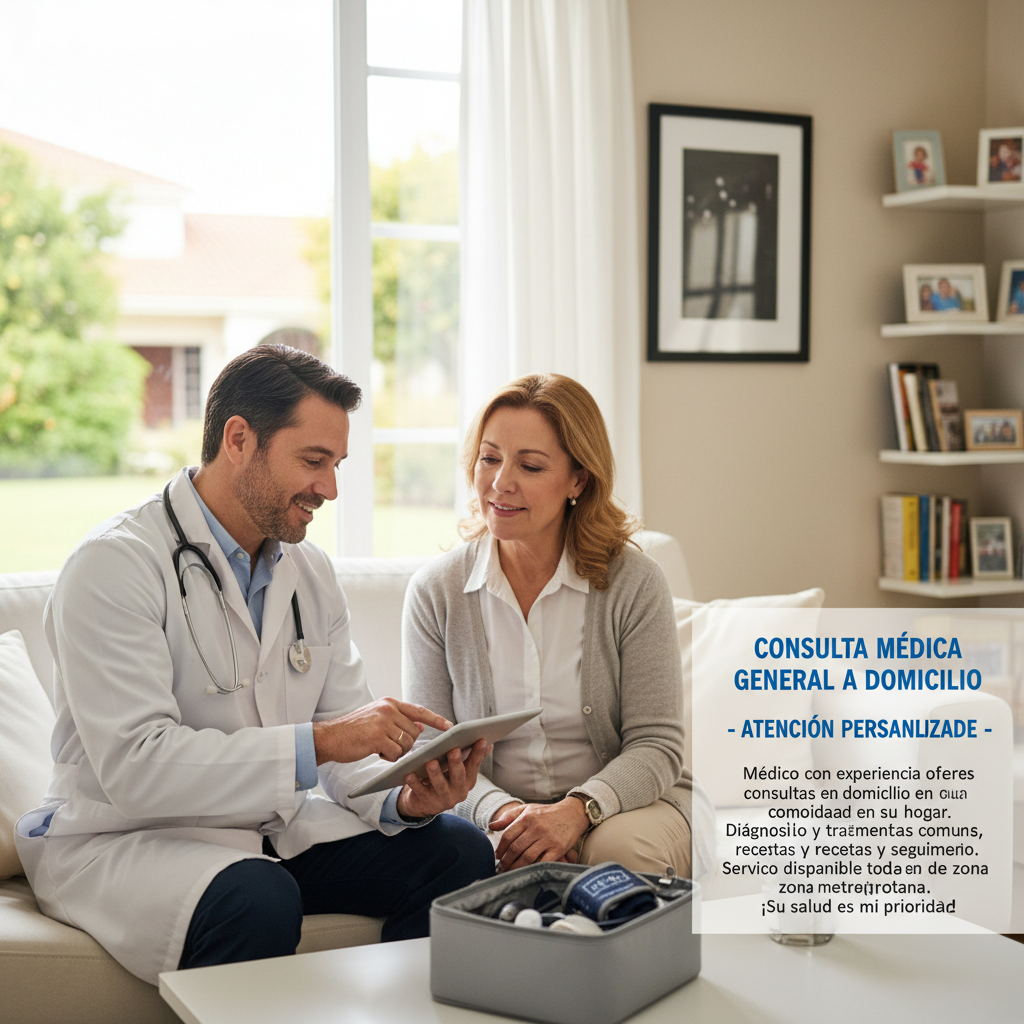 Consulta Médica General a Domicilio - Atención Personalizada