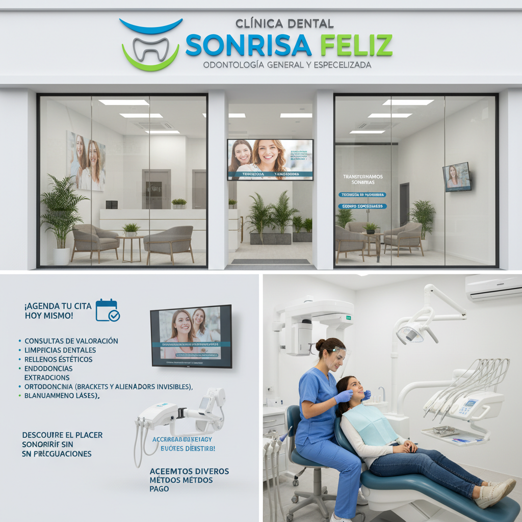 Clínica Dental Sonrisa Feliz - Odontología General y Especializada