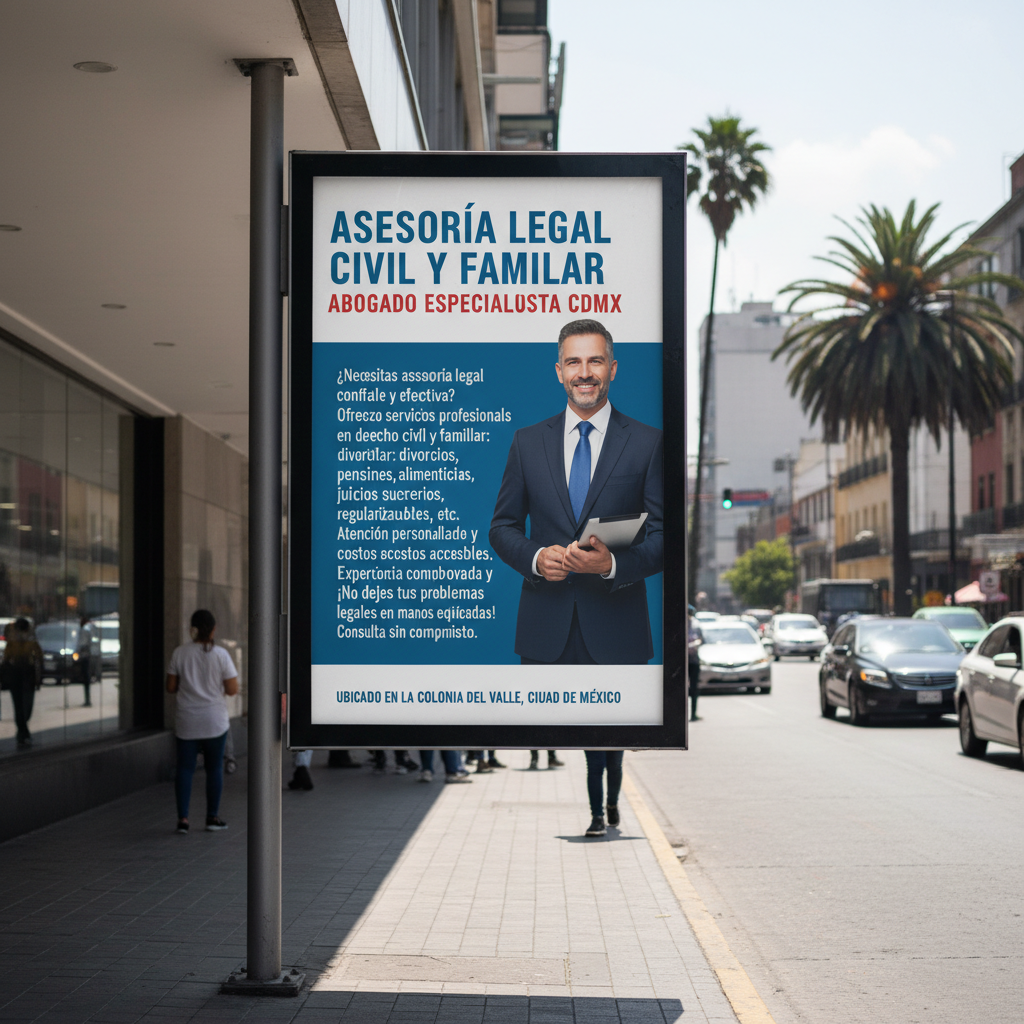 Asesoría Legal Civil y Familiar - Abogado Especialista CDMX