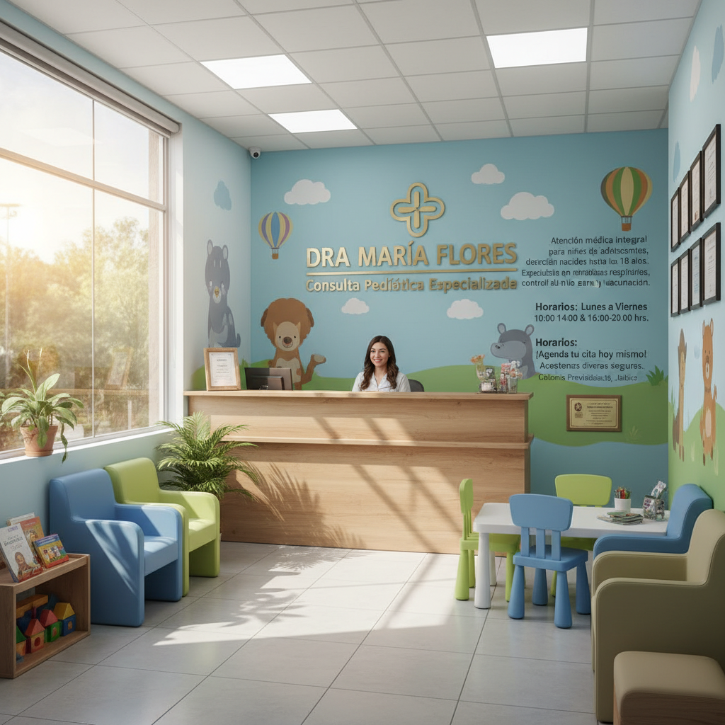 Consulta Pediátrica Especializada en Zona Norte GDL - Dra. María Flores