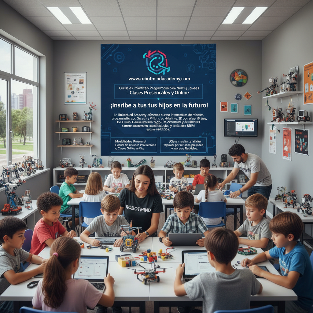 Cursos de Robótica y Programación para Niños y Jóvenes - Clases Presenciales y Online