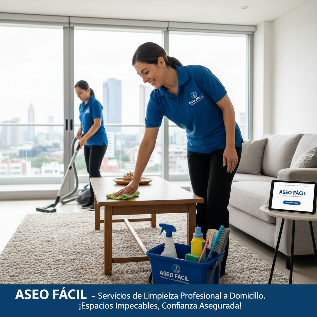 Servicios de Limpieza Profesional a Domicilio - Aseo Fácil