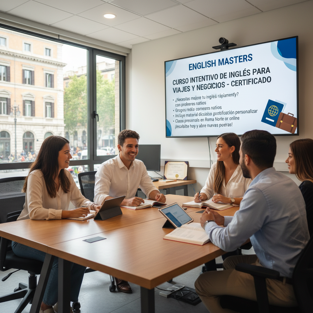 Curso Intensivo de Inglés para Viajes y Negocios - Certificado