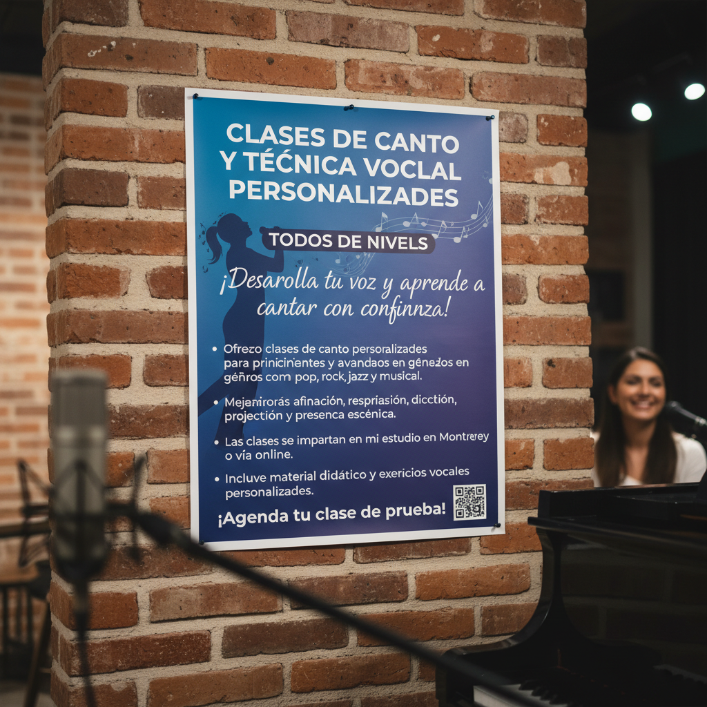 Clases de Canto y Técnica Vocal Personalizadas - Todos los Niveles