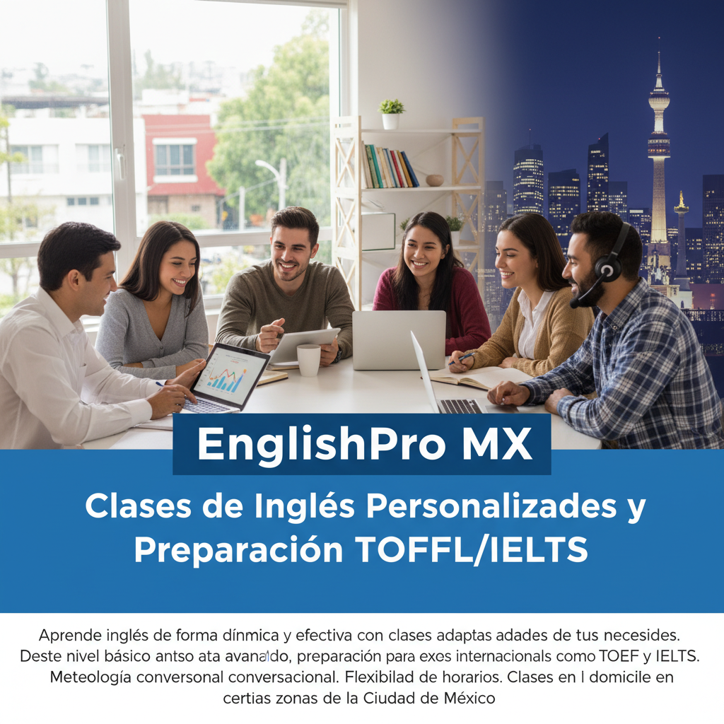 Clases de Inglés Personalizadas y Preparación TOEFL/IELTS
