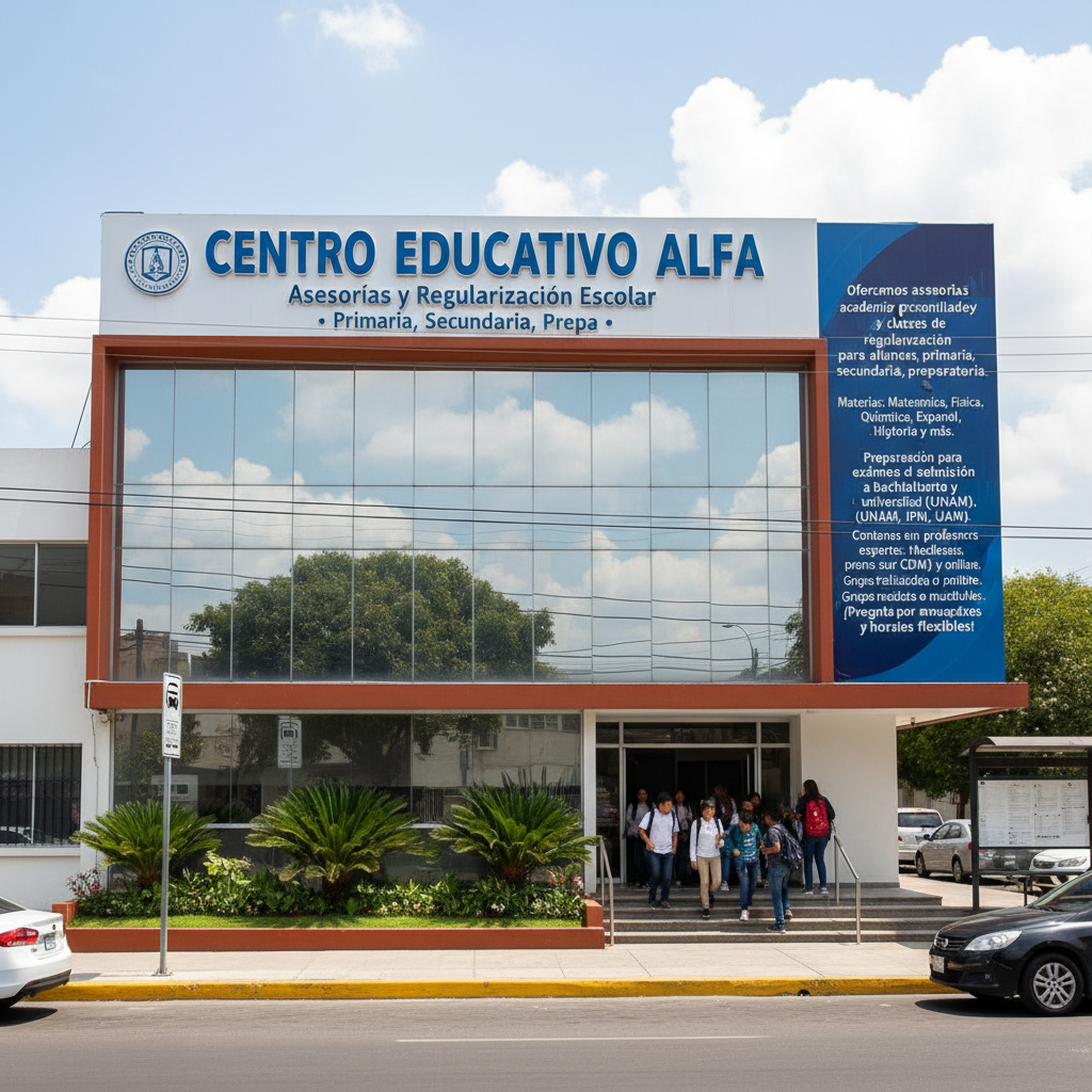 Asesorías y Regularización Escolar (Primaria, Secundaria, Prepa)