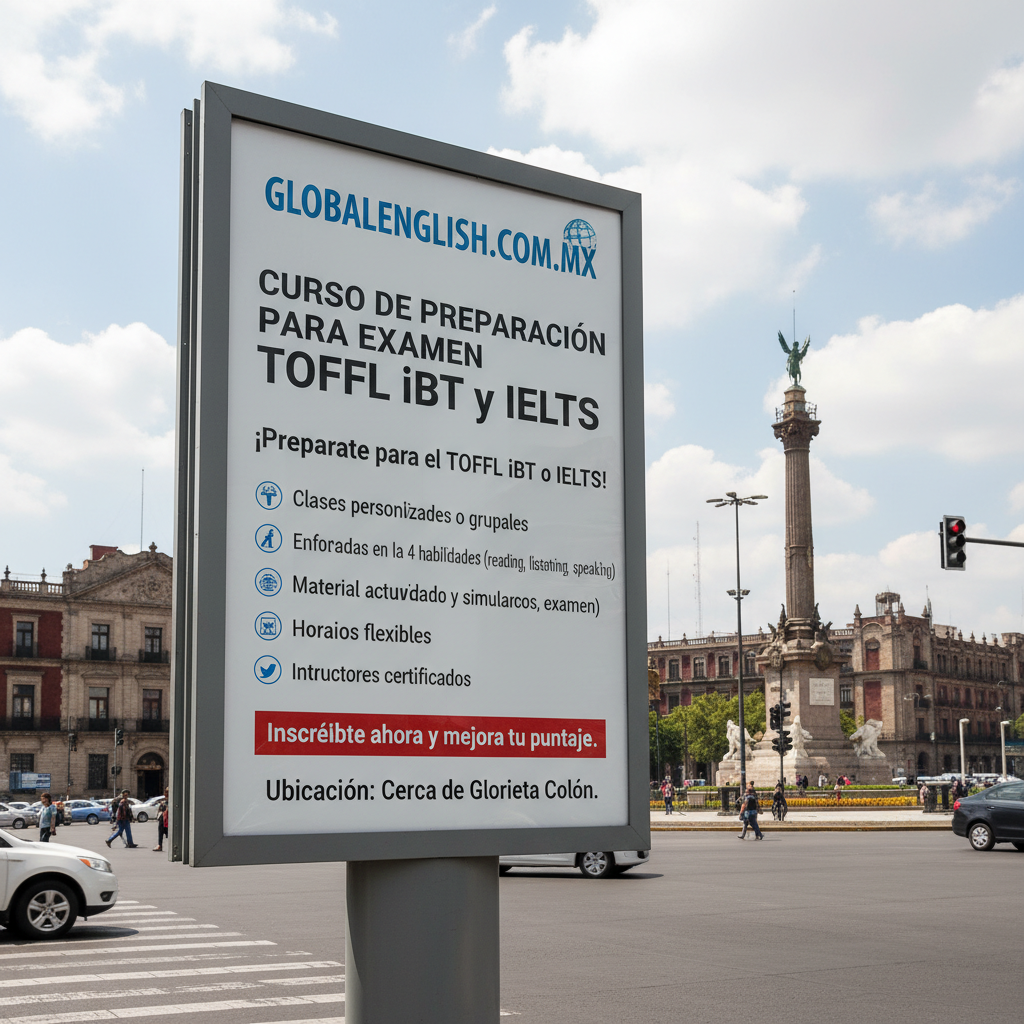 Curso de Preparación para Examen TOEFL iBT y IELTS