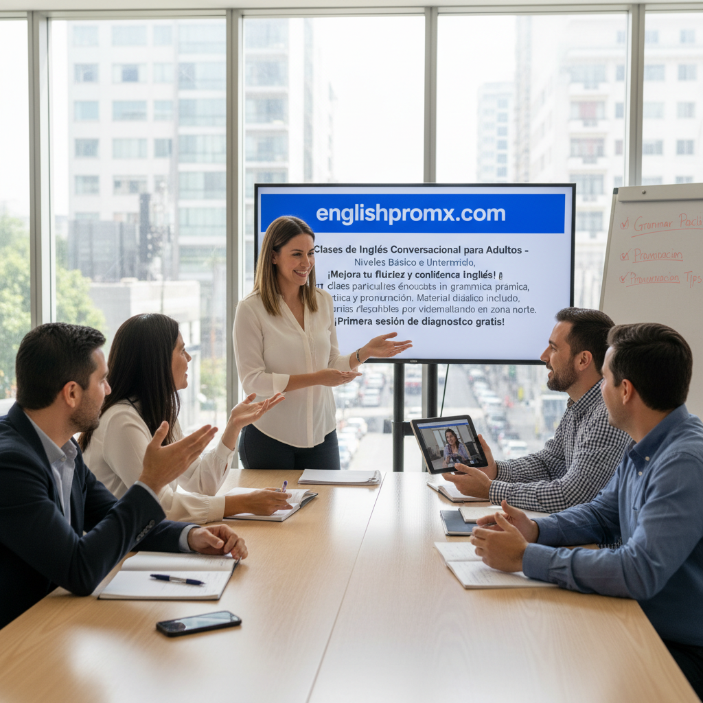 Clases de Inglés Conversacional para Adultos - Niveles Básico e Intermedio