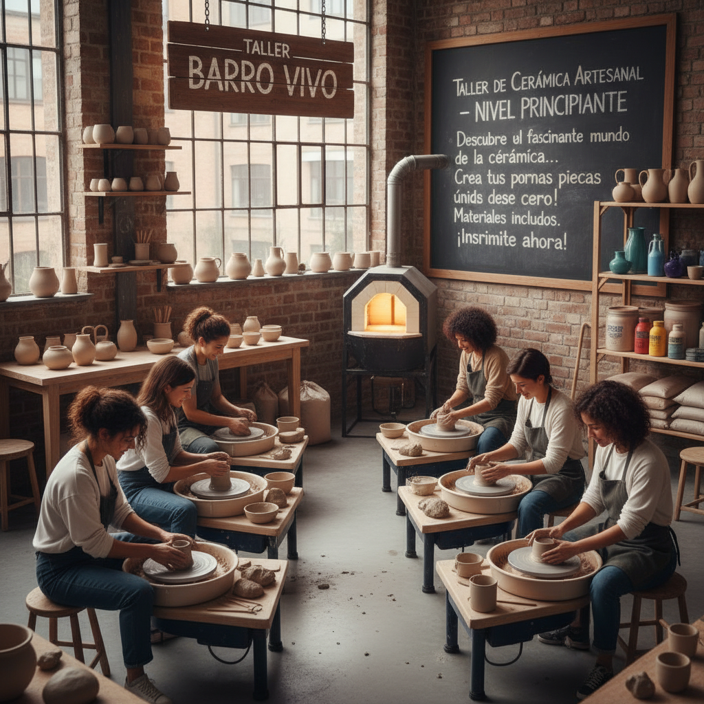 Taller de Cerámica Artesanal - Nivel Principiante