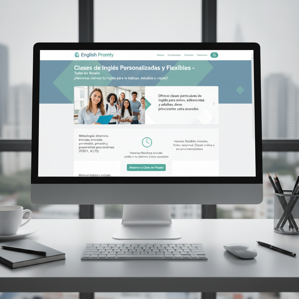Clases de Inglés Personalizadas y Flexibles - Todos los Niveles