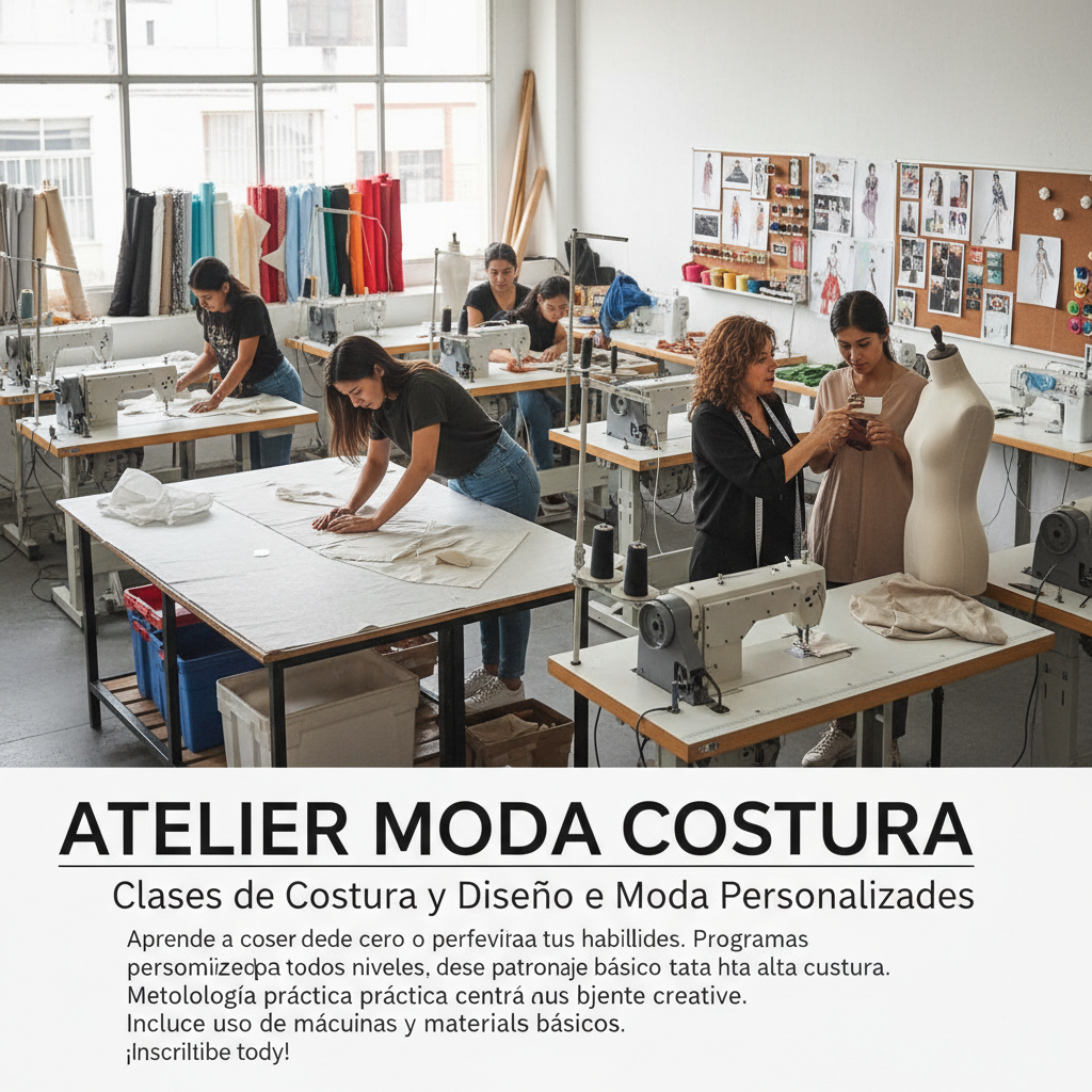Clases de Costura y Diseño de Moda Personalizadas