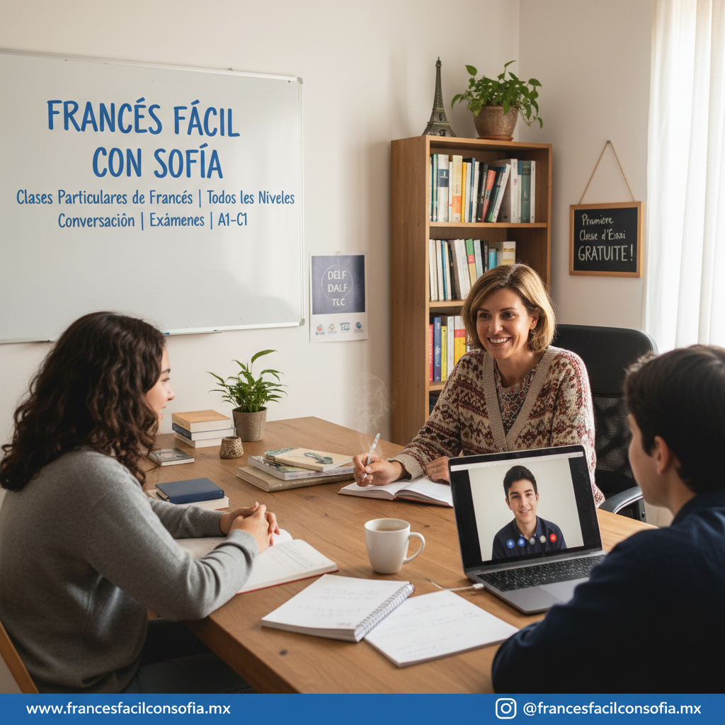 Clases Particulares de Francés | Todos los Niveles | Conversación y Preparación Exámenes