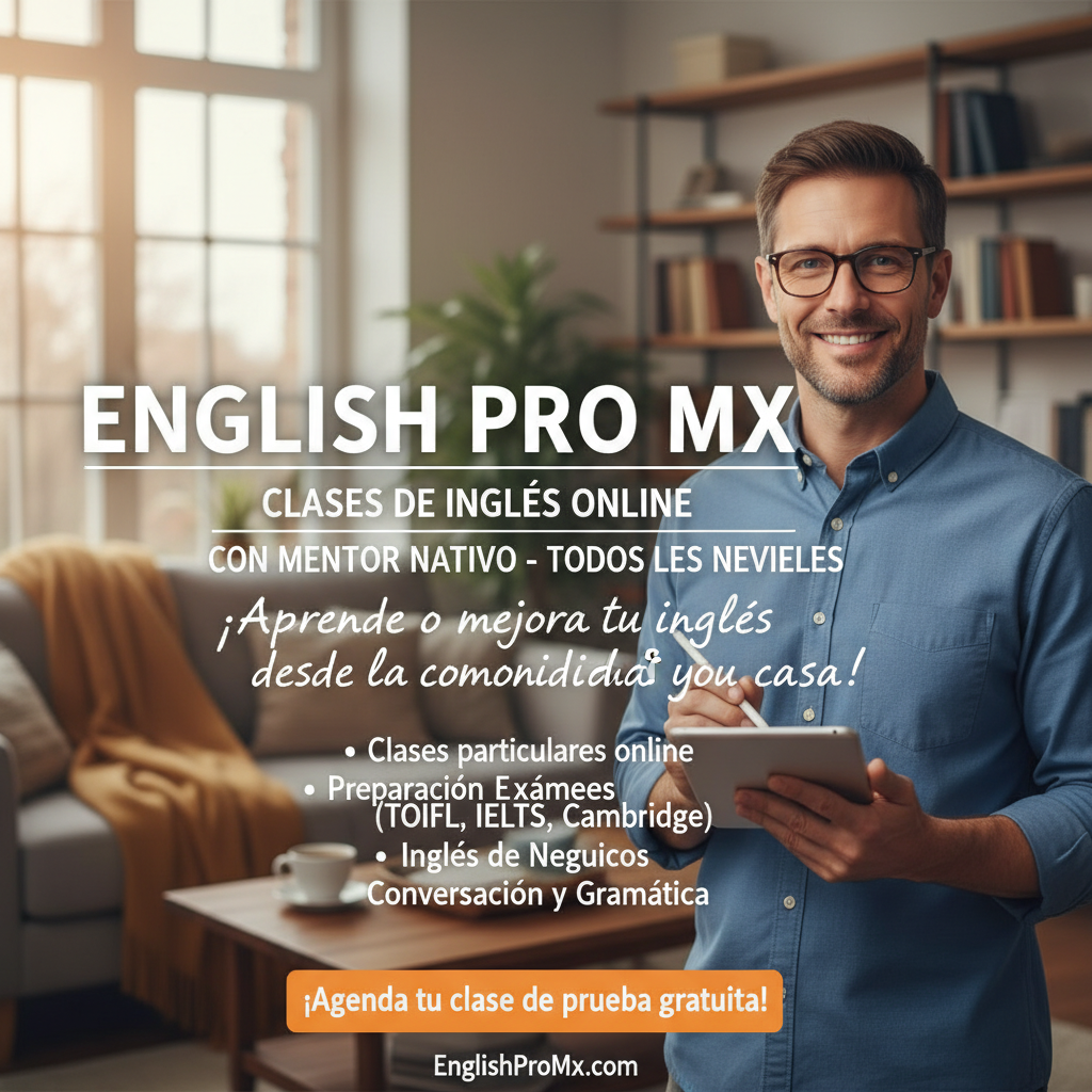 Clases de Inglés Online con Mentor Nativo - Todos los Niveles