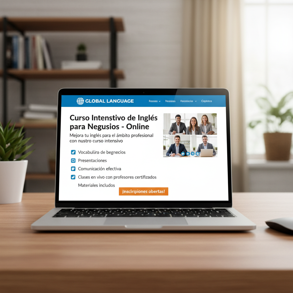 Curso Intensivo de Inglés para Negocios - Online
