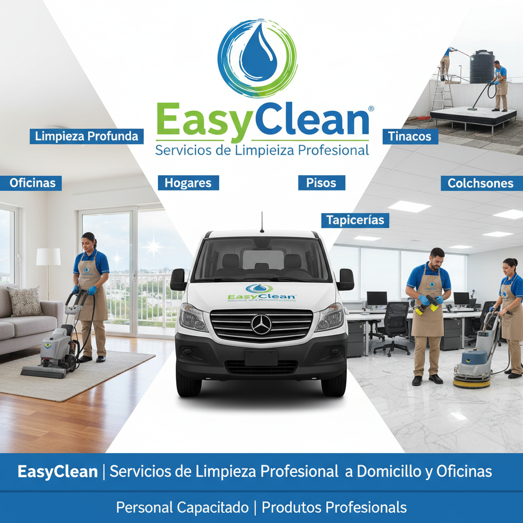 EasyClean | Servicios de Limpieza Profesional a Domicilio y Oficinas
