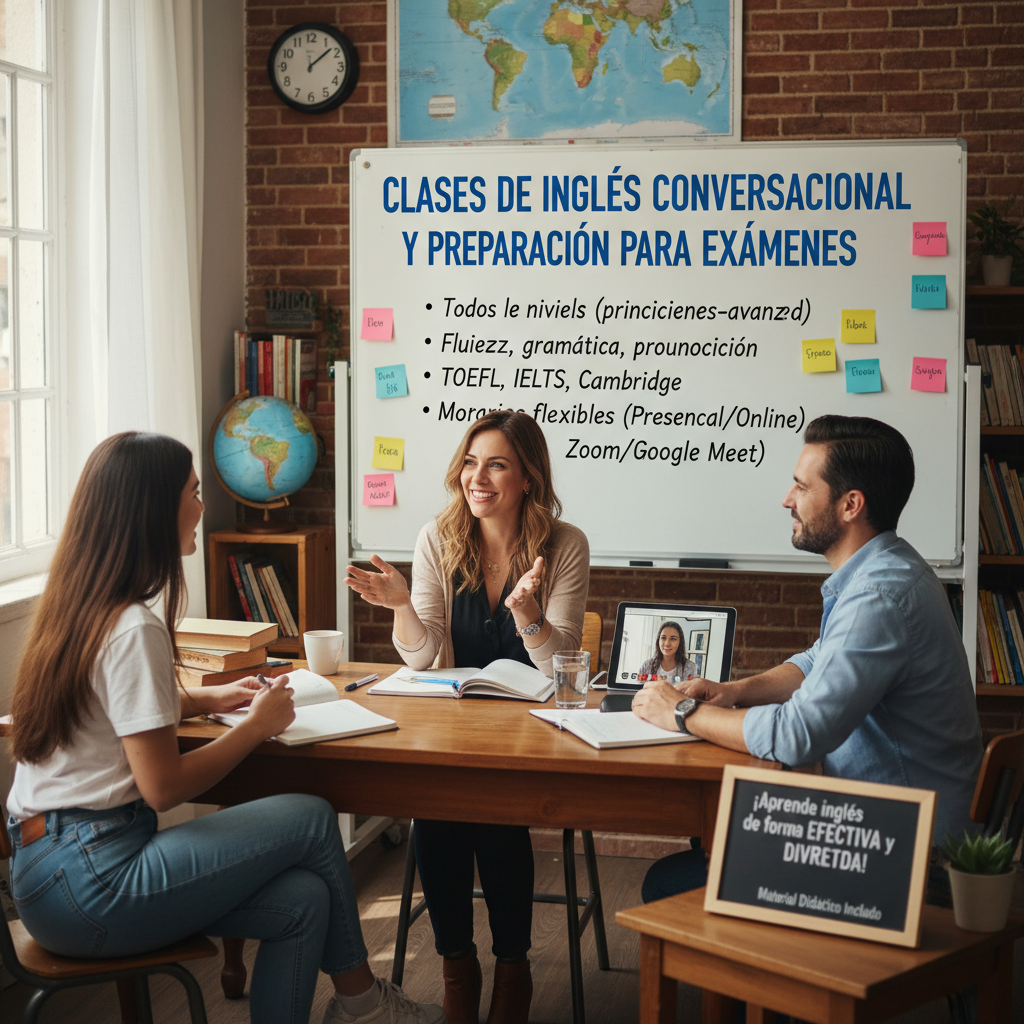 Clases de Inglés Conversacional y Preparación para Exámenes
