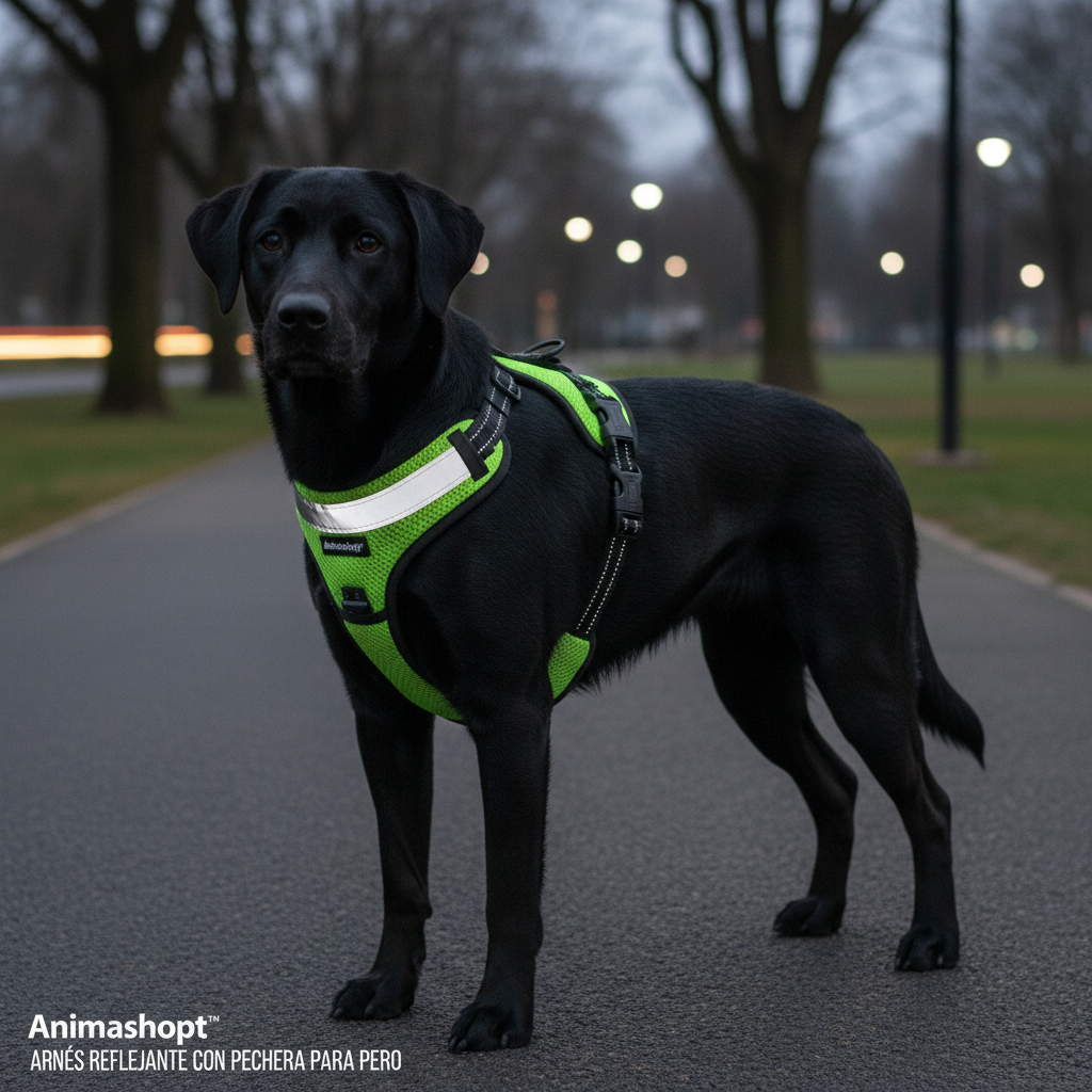 Arnés Reflejante con Pechera para Perro