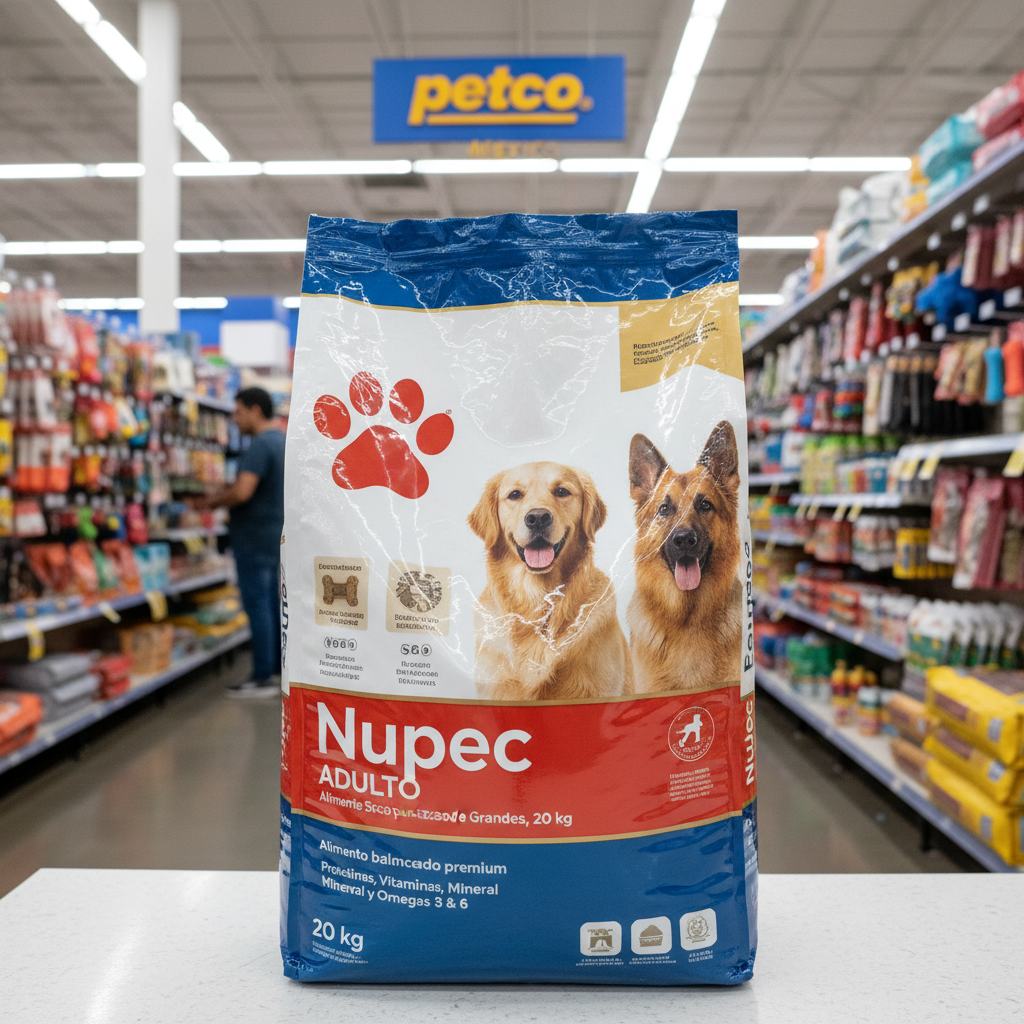 Nupec Adulto Alimento seco para perro de razas medianas y grandes, 20 kg