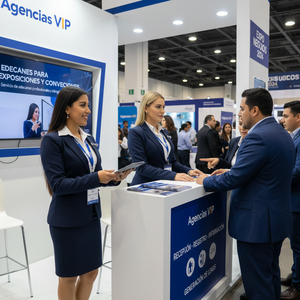 Edecanes para Exposiciones y Convenciones