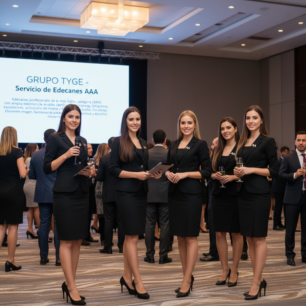 Servicio de Edecanes AAA para Eventos