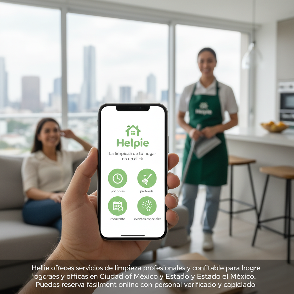 Helpie: La limpieza de tu hogar en un click