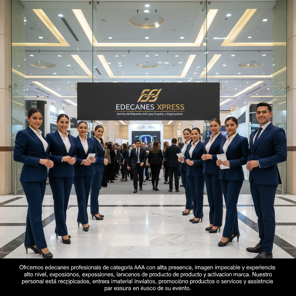 Servicio de Edecanes AAA para Eventos y Exposiciones