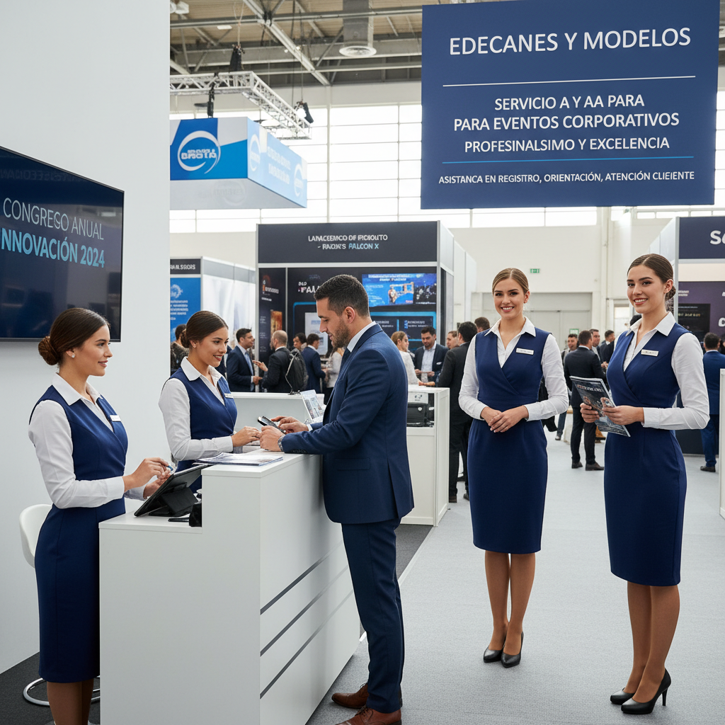 Servicio de Edecanes A y AA para Eventos Corporativos