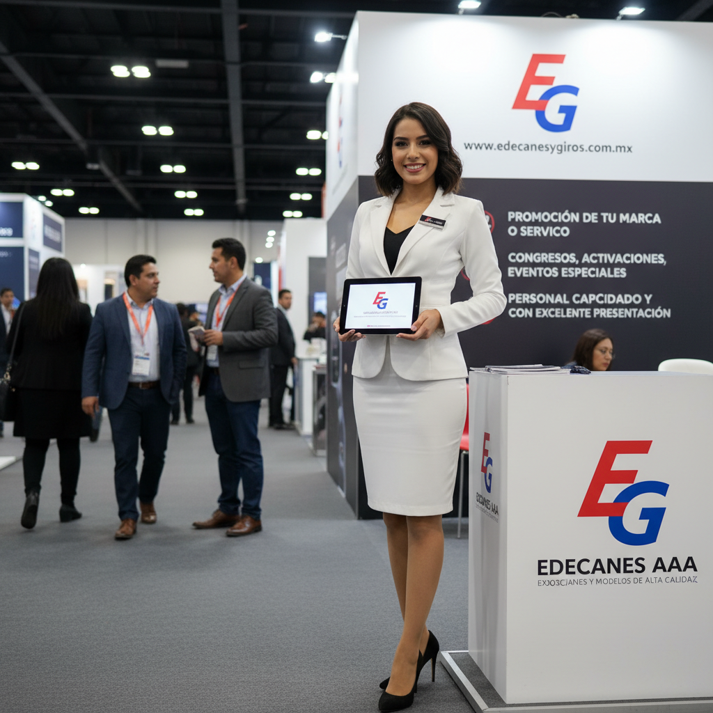 Edecanes AAA para Exposiciones y Convenciones