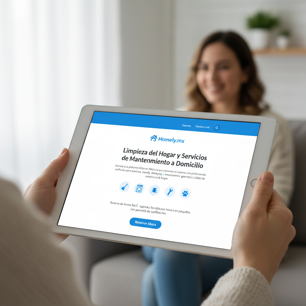Limpieza del Hogar y Servicios de Mantenimiento a Domicilio - Homely.mx