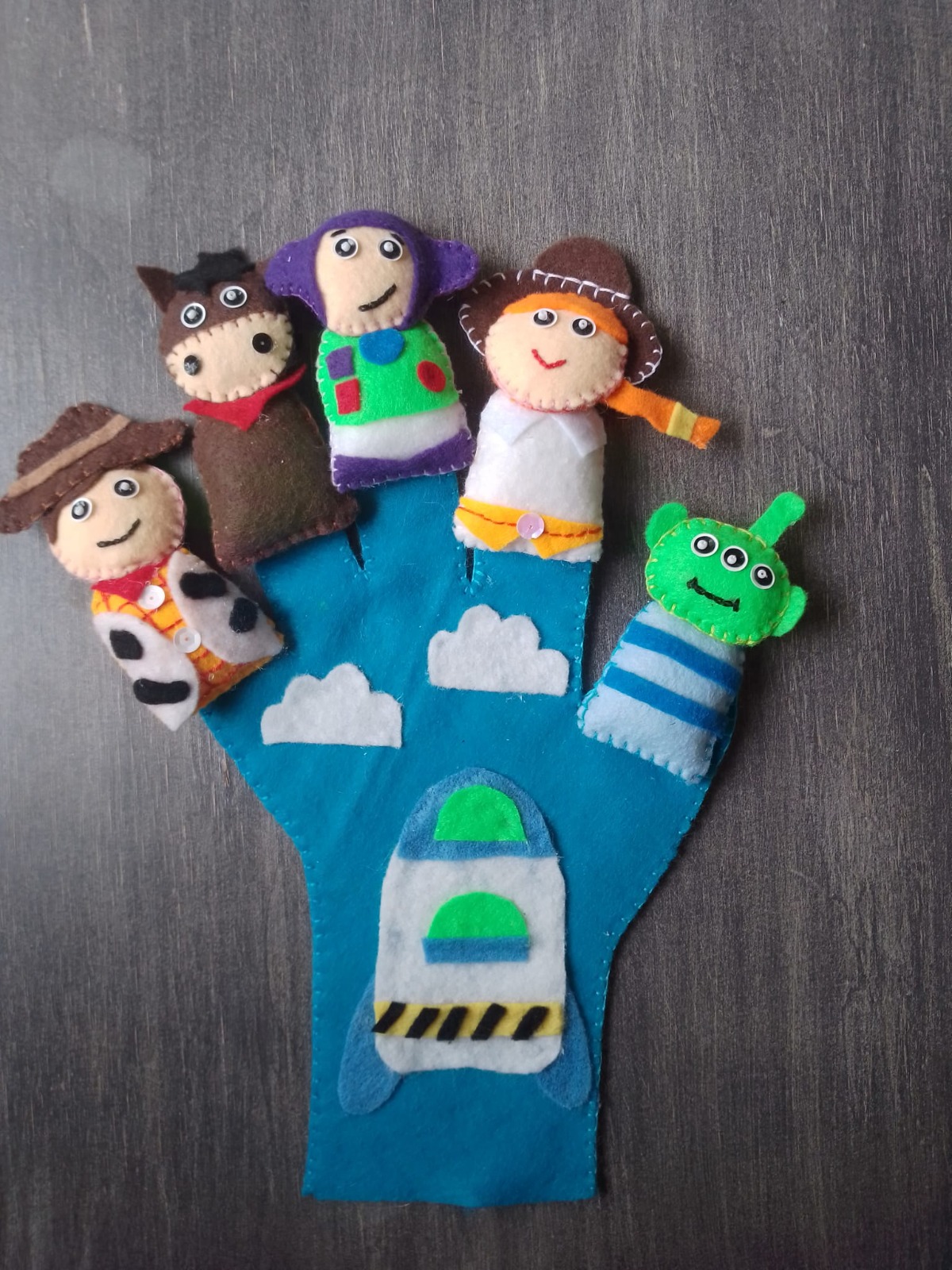 🎭📚 Guante Cuenta Cuentos Educativo de Fieltro 📚🎭